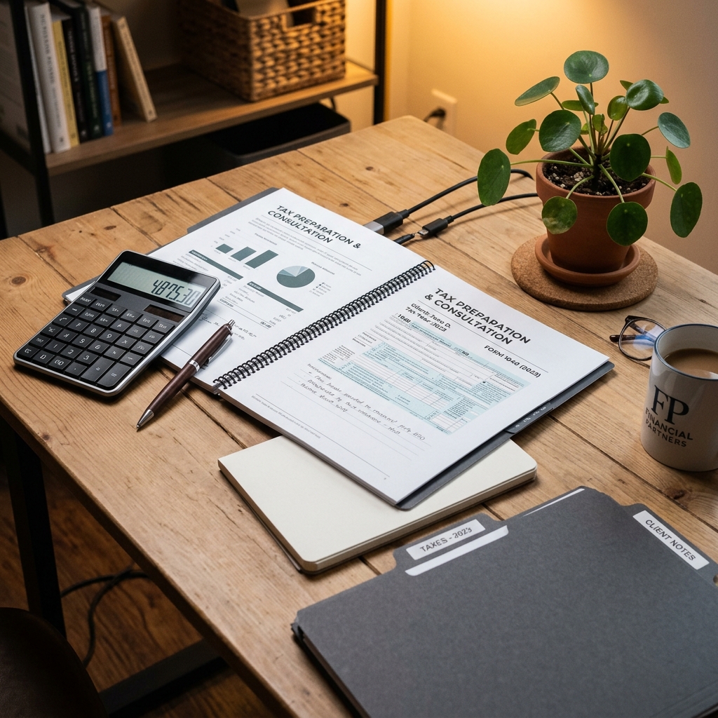 Tax consultation workspace setup